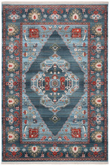 Safavieh Vintage Persian Vtp482M Blue / Light Blue Rugs.