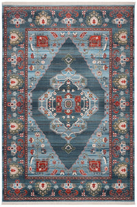 Safavieh Vintage Persian Vtp482M Blue / Light Blue Area Rug