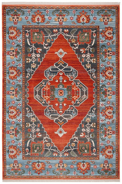 Safavieh Vintage Persian Vtp482P Rust / Blue Area Rug