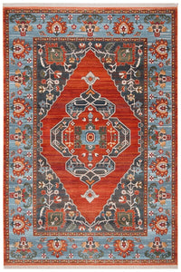 Safavieh Vintage Persian Vtp482P Rust / Blue Area Rug