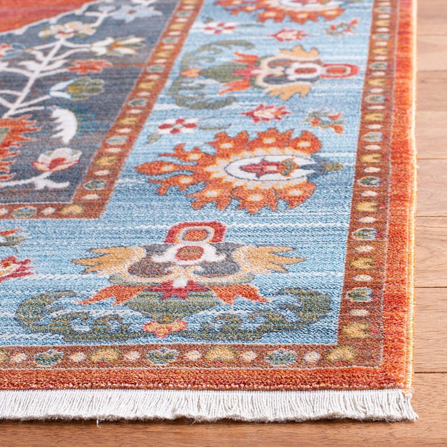 Safavieh Vintage Persian Vtp482P Rust / Blue Area Rug