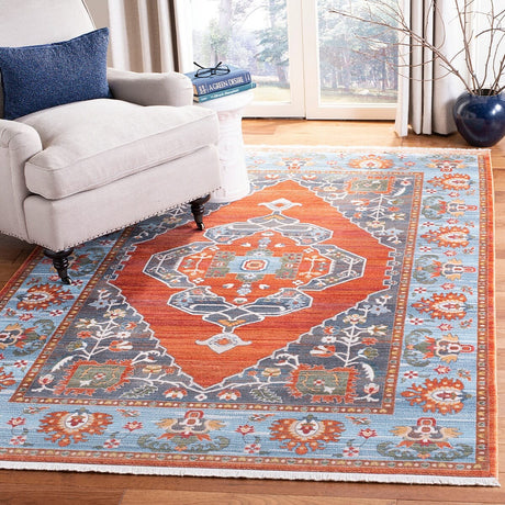 Safavieh Vintage Persian Vtp482P Rust / Blue Rugs.