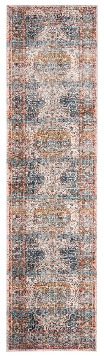 Safavieh Vintage Persian Vtp483B Beige / Blue Vintage / Distressed Area Rug