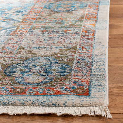 Safavieh Vintage Persian Vtp483B Beige / Blue Vintage / Distressed Area Rug