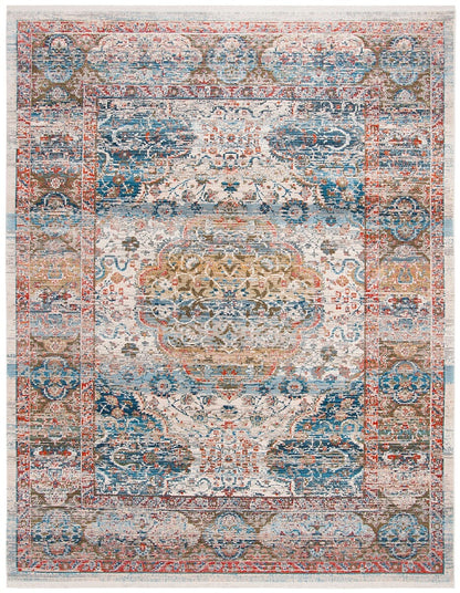 Safavieh Vintage Persian Vtp483B Beige / Blue Vintage / Distressed Area Rug