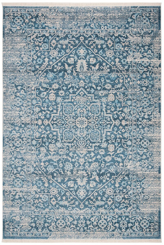 Safavieh Vintage Persian Vtp484M Blue / Ivory Area Rug