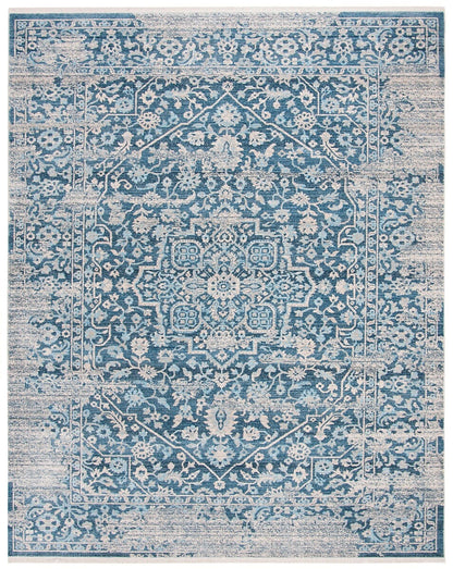 Safavieh Vintage Persian Vtp484M Blue / Ivory Area Rug