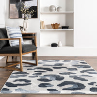 Nuloom Shakira Leopard Nsh2458A Light Gray Area Rug