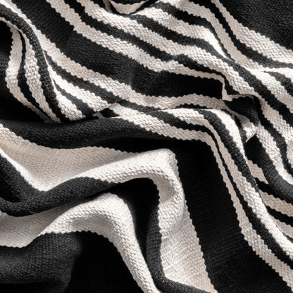 Nuloom Jess Striped Nje1975A Black Area Rug