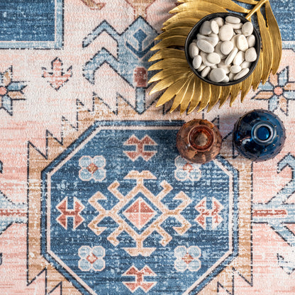 AreaRugs.com Wavaj Nwa1063A Blue Area Rug