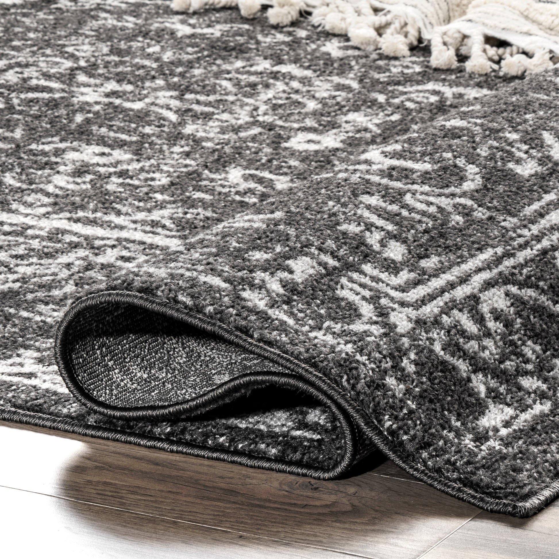 Nuloom Arlena Traditional Nar1505C Charcoal Area Rug