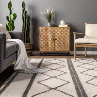 AreaRugs.com Wavaj Nwa1287A Ivory Area Rug