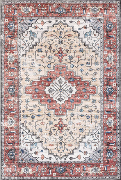 AreaRugs.com Wavaj Nwa1214A Rust Area Rug