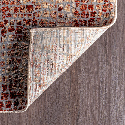 Nuloom Vintage Urban Vita Nvi3397A Rust Area Rug