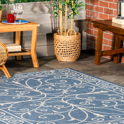 Nuloom Kathleen Nka2852B Blue Area Rug