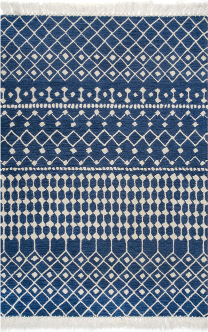 Nuloom Emmeline Trellis Nem2702B Blue Area Rug