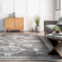 AreaRugs.com Wavaj Nwa1276A Gray Area Rug