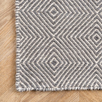 Nuloom Ago Hand Woven Nag2102C Gray Area Rug