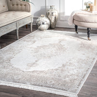 Nuloom Vintage Cantrell Nvi1631C Ivory Area Rug