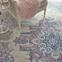 Nourison Grafix Grf14 Ivory/Pink Area Rug