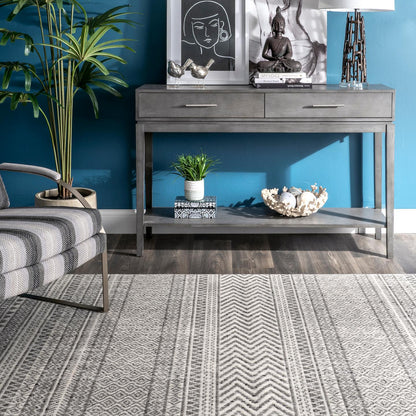 Nuloom Catherina Transitional Nca1709A Gray Area Rug