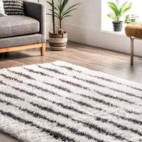 Nuloom Augusta Plush Nau1863A Beige Area Rug