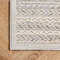 Nuloom Binata Tribal Nbi1855A Beige Area Rug