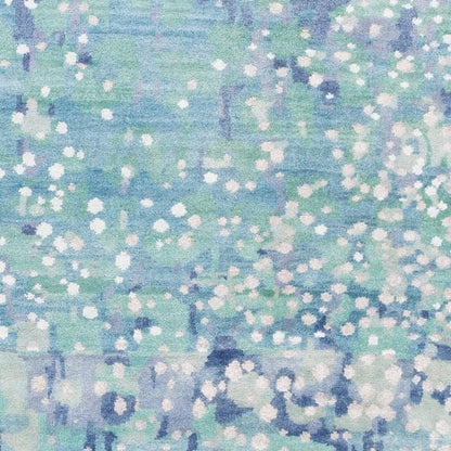 Surya Watercolor Wat-5005 Sea Foam / Sky Blue / Moss / Lime Vintage / Distressed Area Rug