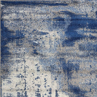 KAS Watercolors 6230 Flow Ice Blue Organic / Abstract Area Rug