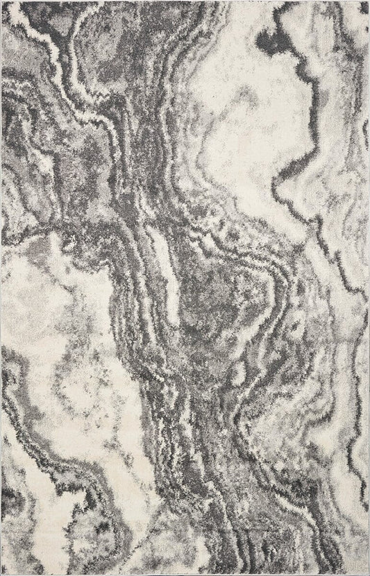 KAS Watercolors 6235 Landscape Ivory / Grey Organic / Abstract Area Rug
