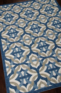 Nourison Waverly Sun And Shade Snd30 Celestial Damask Area Rug