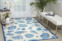 Nourison Waverly Sun And Shade Snd48 Ivory Coastal Area Rug