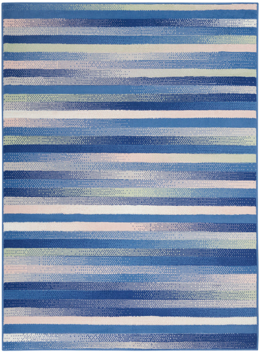 Nourison Whimsicle Whs12 Blue Multicolor Area Rug