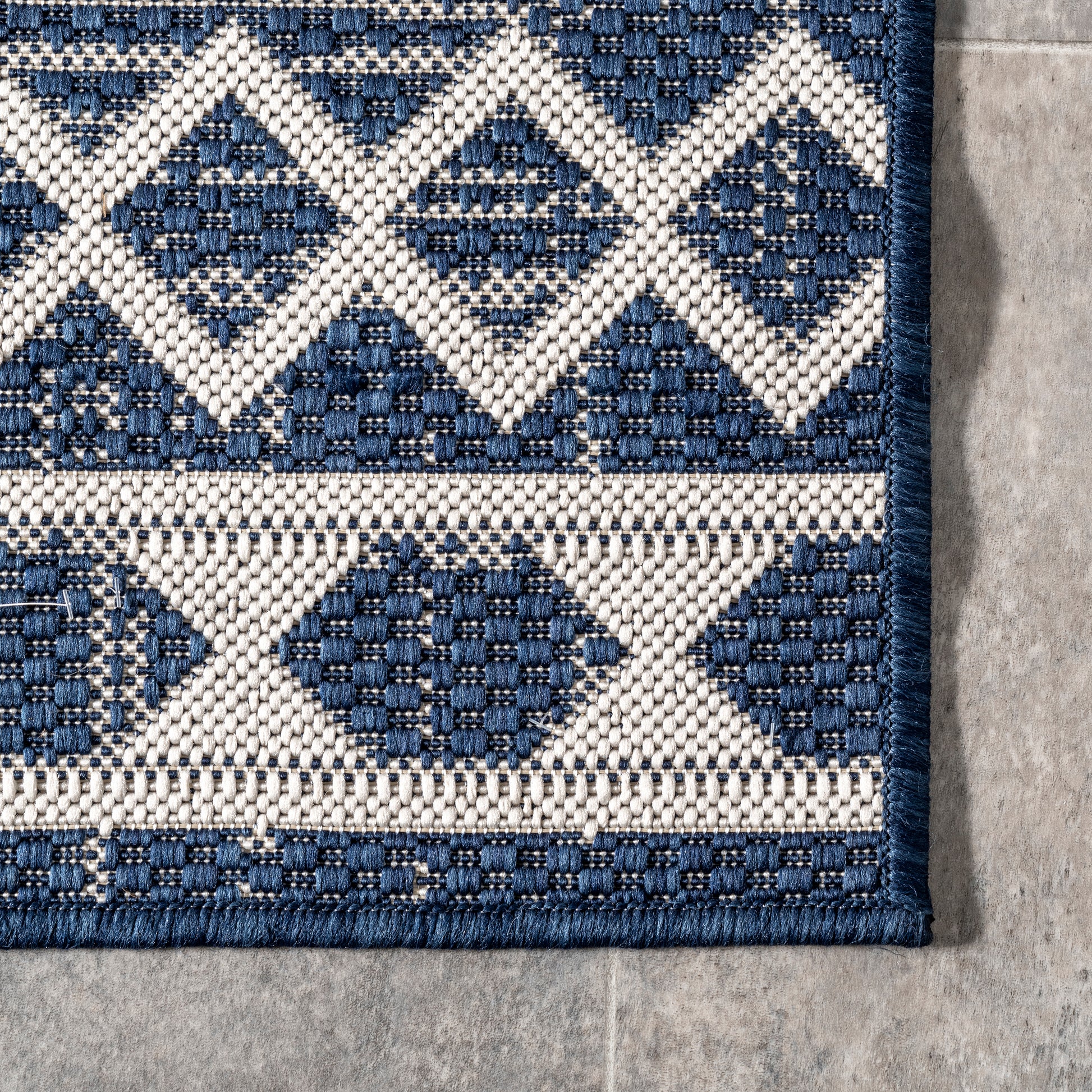 Nuloom Cari Moroccan Tribal Nca1807D Navy Area Rug