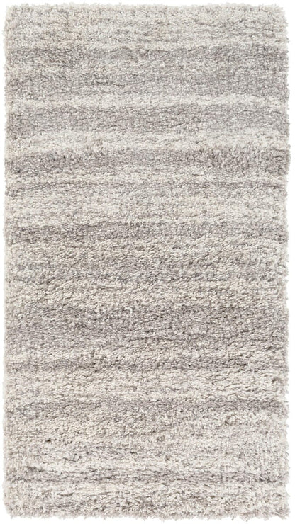 Surya Wilder Wdr-2000 Taupe, White Shag Area Rug