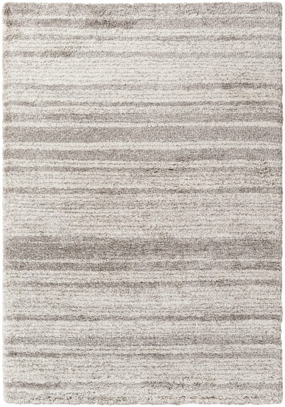 Surya Wilder Wdr-2000 Taupe, White Shag Area Rug