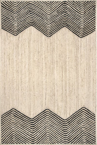 Nuloom Priscilla Chevron Npr2829A Natural Area Rug