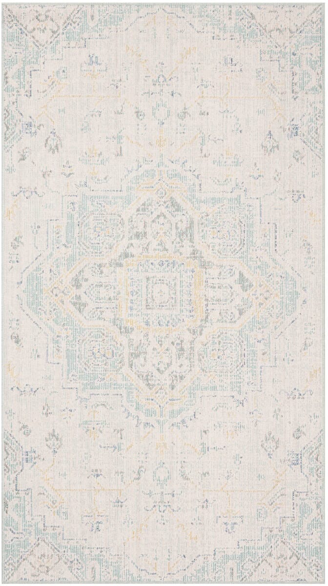 Safavieh Windsor Wds329L Light Grey / Seafoam Vintage / Distressed Area Rug