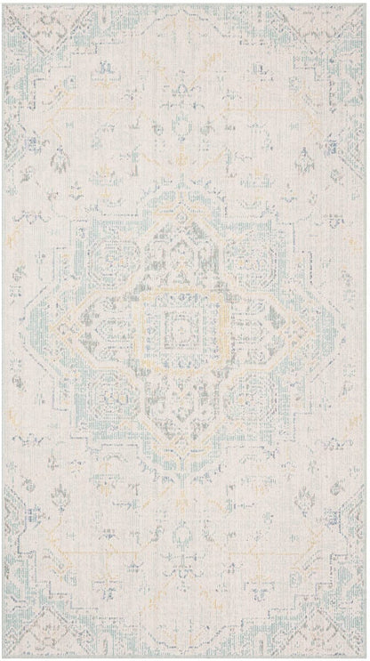 Safavieh Windsor Wds329L Light Grey / Seafoam Vintage / Distressed Area Rug