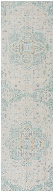 Safavieh Windsor Wds329L Light Grey / Seafoam Vintage / Distressed Area Rug