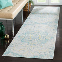 Safavieh Windsor Wds329L Light Grey / Seafoam Vintage / Distressed Area Rug