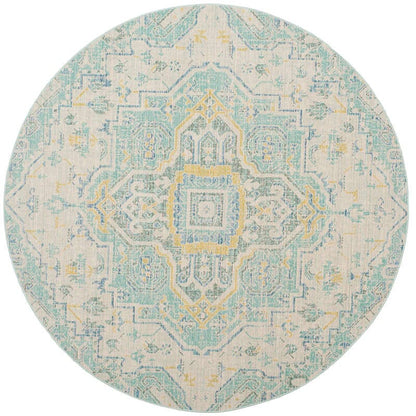 Safavieh Windsor Wds329L Light Grey / Seafoam Vintage / Distressed Area Rug