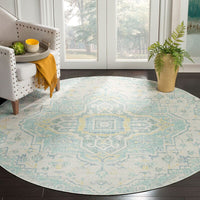 Safavieh Windsor Wds329L Light Grey / Seafoam Vintage / Distressed Area Rug