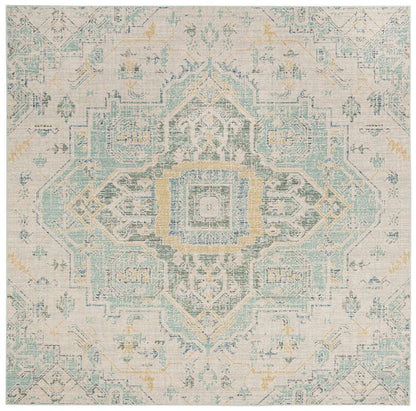 Safavieh Windsor Wds329L Light Grey / Seafoam Vintage / Distressed Area Rug