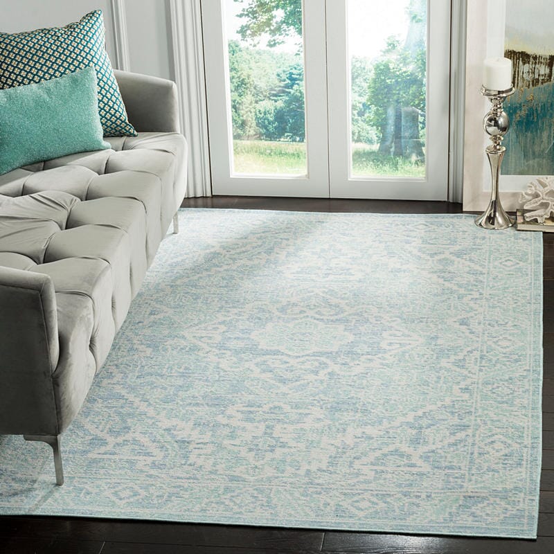 Safavieh Windsor Wds333J Seafoam / Blue Vintage / Distressed Area Rug