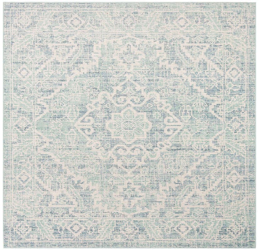 Safavieh Windsor Wds333J Seafoam / Blue Vintage / Distressed Area Rug