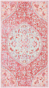 Safavieh Windsor Wds335A Rose / Seafoam Vintage / Distressed Area Rug