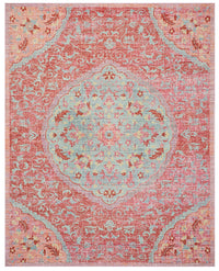 Safavieh Windsor Wds335A Rose / Seafoam Vintage / Distressed Area Rug