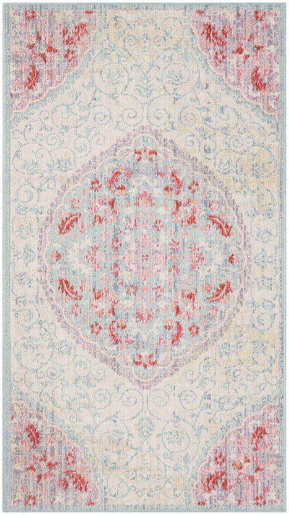 Safavieh Windsor Wds335P Light Grey / Blue Vintage / Distressed Area Rug