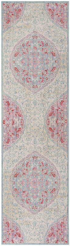 Safavieh Windsor Wds335P Light Grey / Blue Vintage / Distressed Area Rug